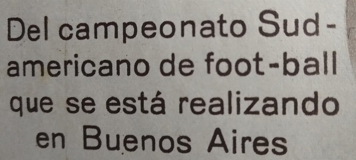 1937 «Esta vez los uruguayos no tienen nada»